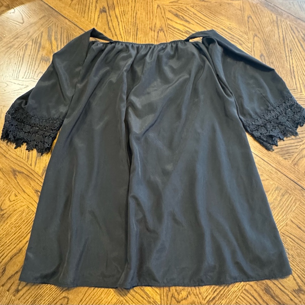 Tobi Black Strapless Dress